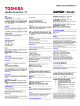 Toshiba C850 (PSKC8C-08G00R) Datasheet
