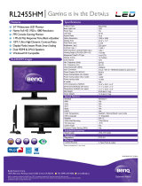 BenQ RL2455HM Datasheet