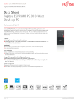 Fujitsu VFY:P0920PXGA1IT Datasheet