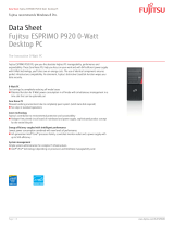 Fujitsu VFY:P0920PXG21BE Datasheet