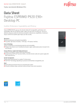 Fujitsu VFY:P0920PXP11BE Datasheet