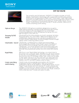 Sony SVF1521AGXB Datasheet