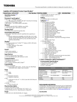 Toshiba L875-S7377 Datasheet