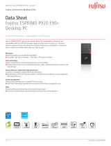 Fujitsu VFY:P0920PXP21DE Datasheet