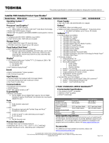 Toshiba P855-S5312 Datasheet