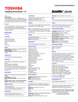 Toshiba L850 (PSKG6C-00Y001) Datasheet