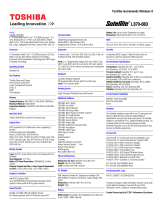 Toshiba L870 (PSKFLC-08D007) Datasheet