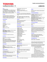 Toshiba LX830 (PQQ18C-01Q00E) Datasheet