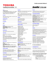 Toshiba C870D (PSCBEC-00M005) Datasheet