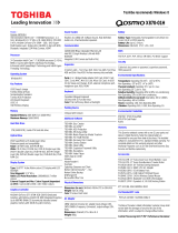 Toshiba X870 (PSPLZC-01H007) Datasheet