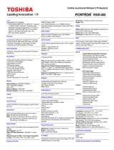 Toshiba R930-0C3 Datasheet