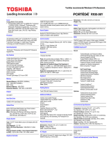 Toshiba R930-0C3 Datasheet