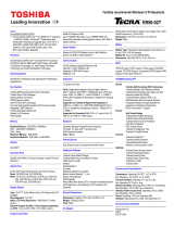 Toshiba R950 (PT535C-02T024) Datasheet