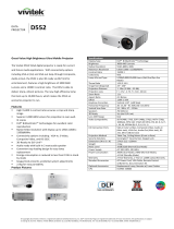 Vivitek D552 Datasheet