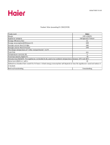 Haier HRF-628DF6 Datasheet