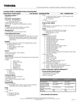 Toshiba PX35t-A2210 User manual
