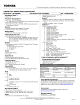 Toshiba PSKLAU-00H015 Datasheet