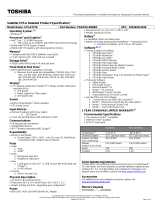 Toshiba S75-A7270 Datasheet
