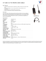 V7 CBLMCINTCH-1E Datasheet