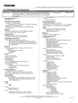 Toshiba R940-SMBGX2 Datasheet