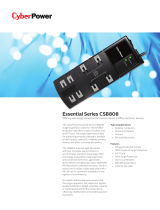CyberPower CSB808 Datasheet