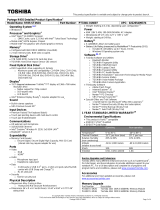 Toshiba PT334U-016007 Datasheet