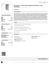 Kensington CornerCase™ Corner & Back Protection for iPad Air™ & iPad Air™ 2 - Smoke Transparent Datasheet