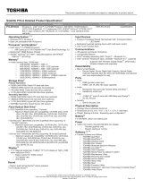Toshiba P70-ABT2G22 Datasheet