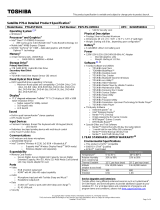 Toshiba P70-AST2GX1 Datasheet