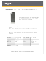 Targus Slim Laser Case Datasheet