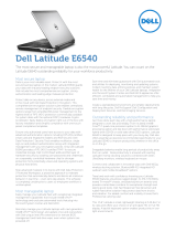 Dell E6540 Datasheet