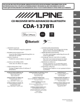 Alpine CDA-137BTI Owner's manual