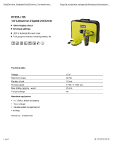 Ryobi 5133001800 Datasheet