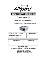 Spire SP-ATX-400W-PFC Datasheet