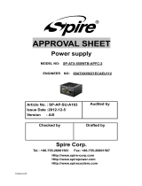 Spire SP-ATX-550WTB-APFC-2 Datasheet