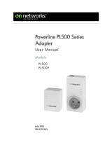 On Networks Powerline PL500P User manual