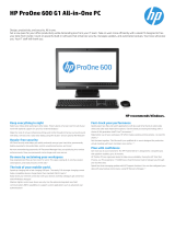 HP 600 G1 User manual