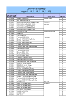 Lenovo 03T7039 Datasheet