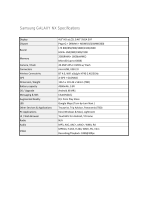 Samsung F-GN120LTDZOOM Datasheet