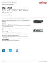 Fujitsu VFY:E0920PXG01BE Datasheet