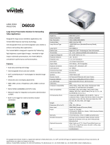Vivitek D6010 Datasheet