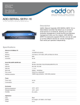 Add-On Computer Peripherals (ACP) ADD-SERIAL-SERV-16 Datasheet