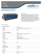 Add-On Computer Peripherals (ACP) ADD-SERIAL-SERV-4 Datasheet