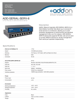 Add-On Computer Peripherals (ACP) ADD-SERIAL-SERV-8 Datasheet