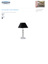 Massive Table lamp 66615/20/10 Datasheet