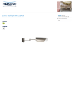 Massive Wall light 51150/30/10 Datasheet