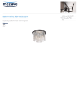 Massive Ceiling light 30256/87/17 Datasheet