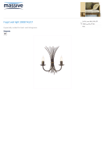 Massive Table lamp 43101/06/17 Datasheet