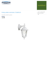 Massive Wall light 17025/47/10 Datasheet