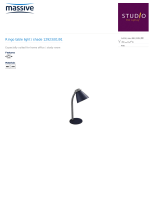 Massive Table lamp 12832/01/91 Datasheet